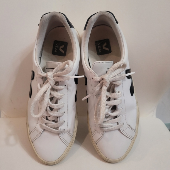 VEJA Esplar rubber-trimmed leather sneakers Size 38/7 - Picture 9 of 14